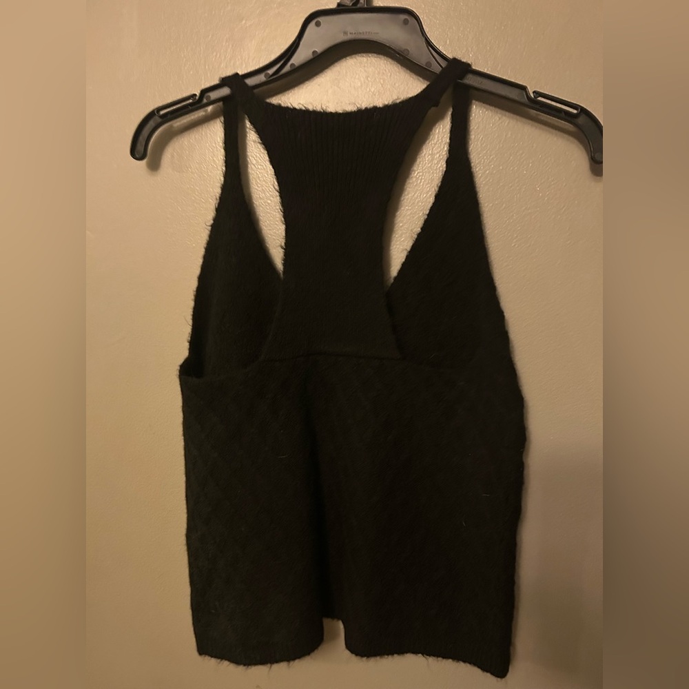 Anthropologie Shirt - black “Fenna Textured Knit Tank” - Picture 6 of 10